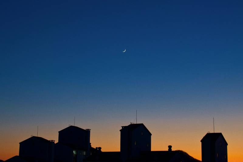 [잡담] 해 질 때 하늘 색이랑 노을 색 변하는 거 너무 예쁘다🌙 | 인스티즈