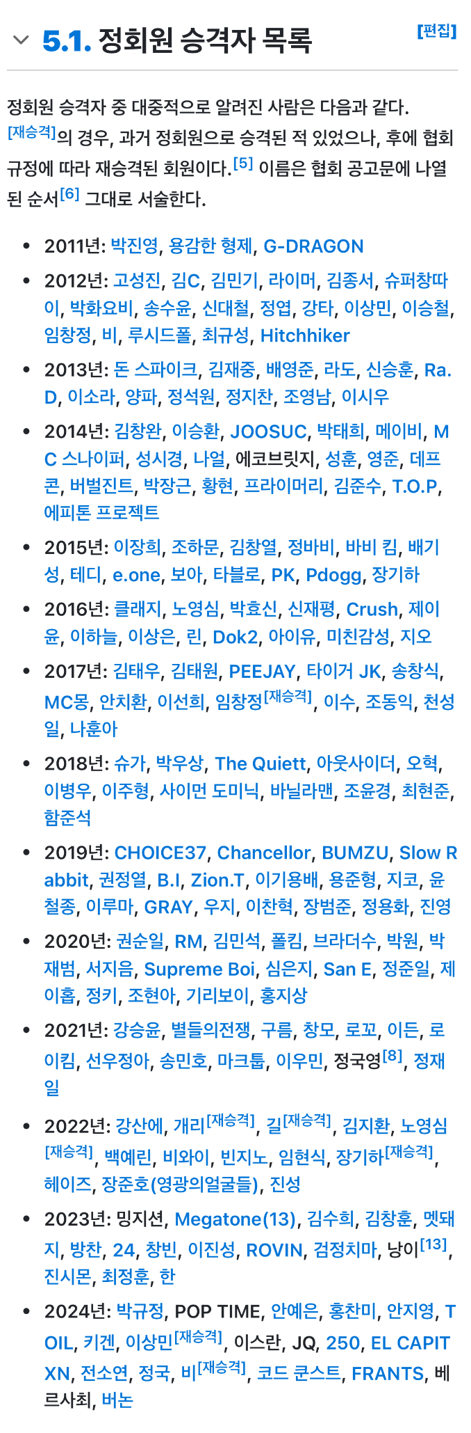 [잡담] 몇 안되는 저작권협회 정회원 아이돌 | 인스티즈