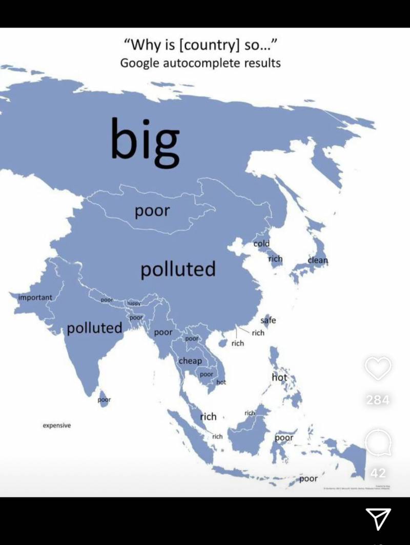 [잡담] 구글 자동완성 질문결과 why is (country) so….? | 인스티즈