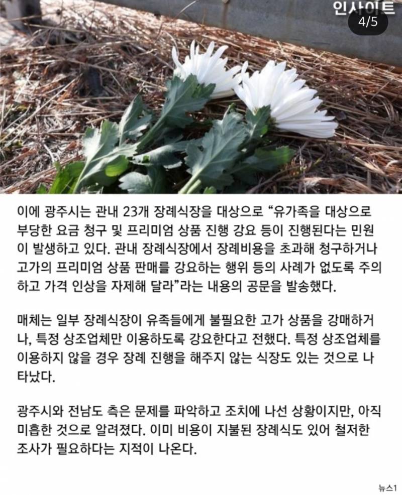 [잡담] 제주항공 참사 유족 상대로 폭리 취하는 악덕 장례식장들 있다고 함 | 인스티즈