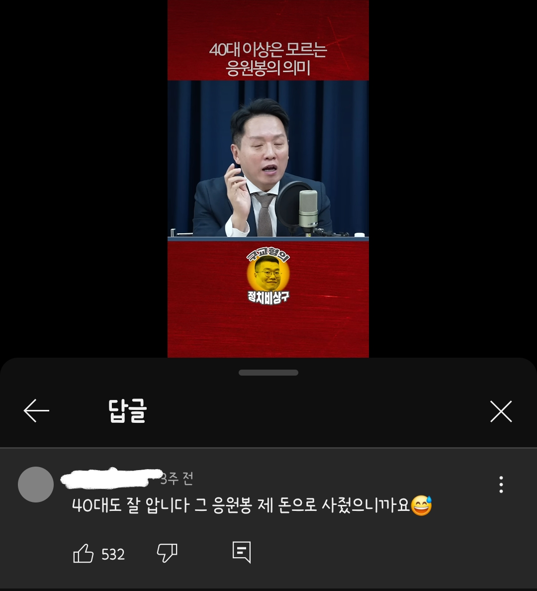 [잡담] 아 40대도 응원봉의 의미 안대ㅋㅋㅋㅋ | 인스티즈