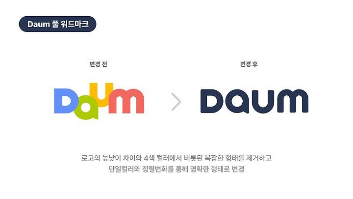 [정보/소식] 다음(daum) 플랫폼 공식 로고 변경 | 인스티즈