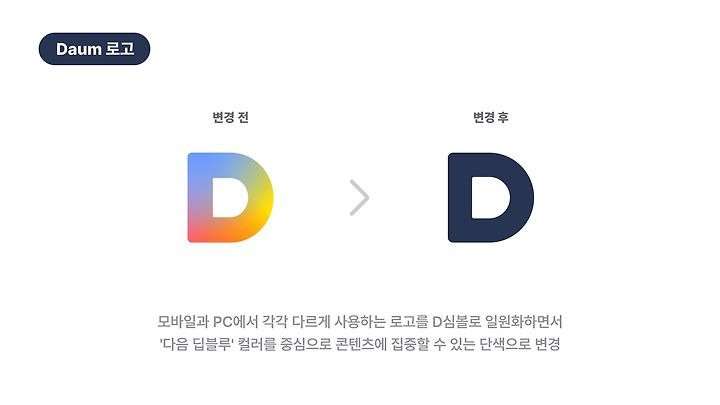 [정보/소식] 다음(daum) 플랫폼 공식 로고 변경 | 인스티즈