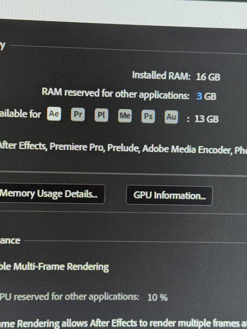 [잡담] 램16기가로 애프터이펙트 못돌려? | 인스티즈