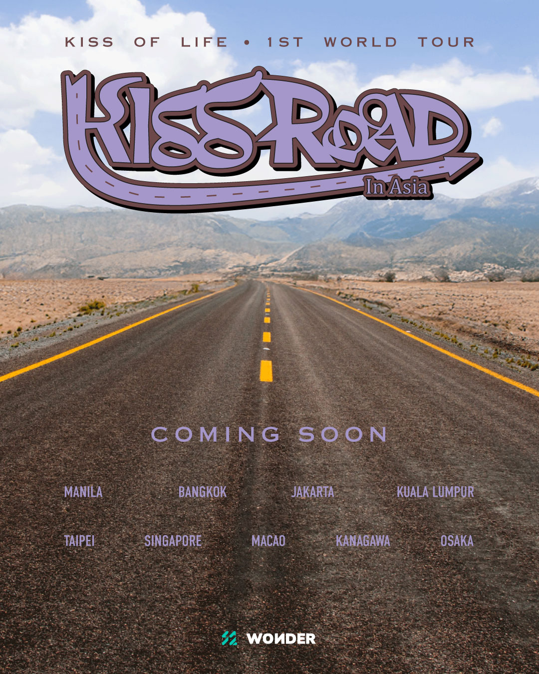 [정보/소식] 2025 KISS OF LIFE 1st WORLD TOUR [KISS ROAD] OFFICIAL ANNOUNCEMENT | 인스티즈