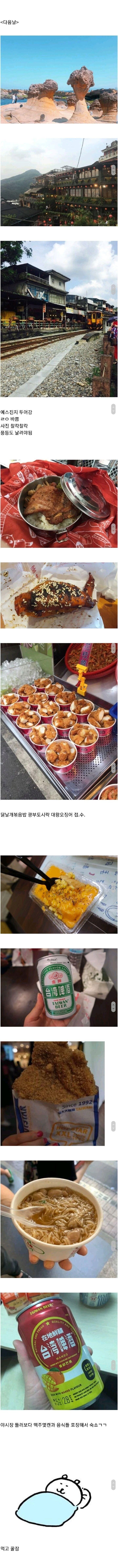 어느 한국인의 대만 여행 루트.jpg | 인스티즈