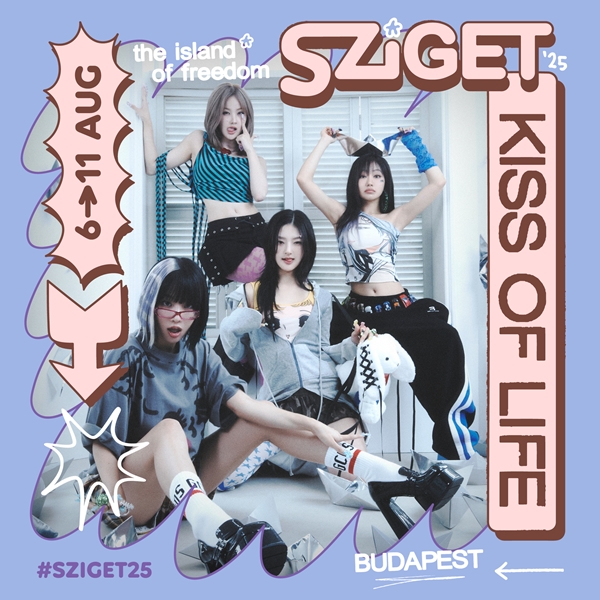 [정보/소식] KISS OF LIFE(키스오브라이프), 유럽 대형 공연 'Sziget Festival' 무대 오른다 | 인스티즈