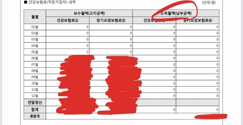 [잡담] 연말정산 사대보험 납부금액이 없는데 이건 어떻게 해야 돼? | 인스티즈