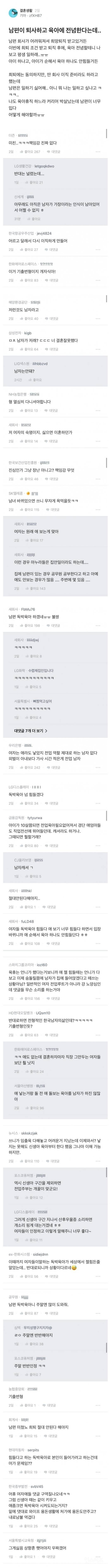 결혼하고 집에서 애만 보겠다고 하는 사람 논란.jpg | 인스티즈