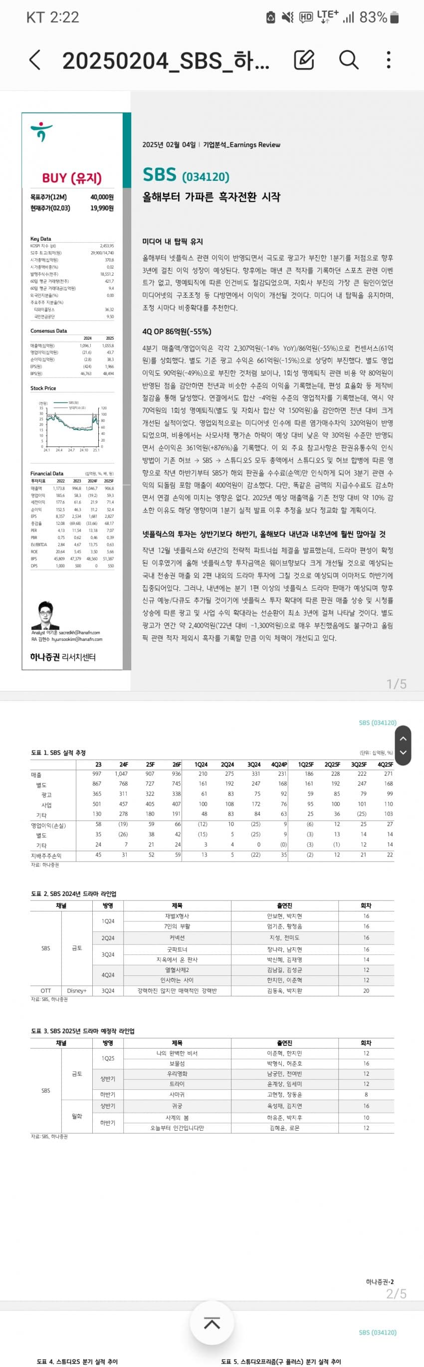 [잡담] 사계의 봄이 SBS 월화드라마가 맞네 | 인스티즈