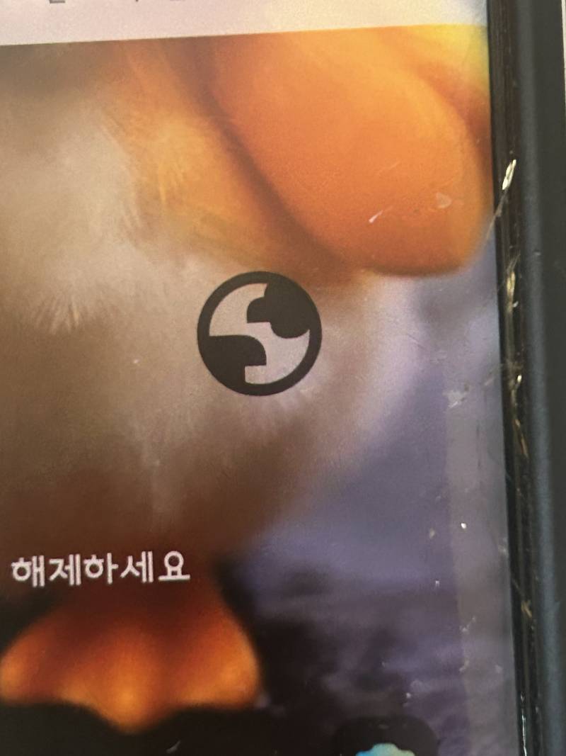 [잡담] 핸드폰에 이상한 마크 생기고 터치 안되는데 이거 뭘까? | 인스티즈