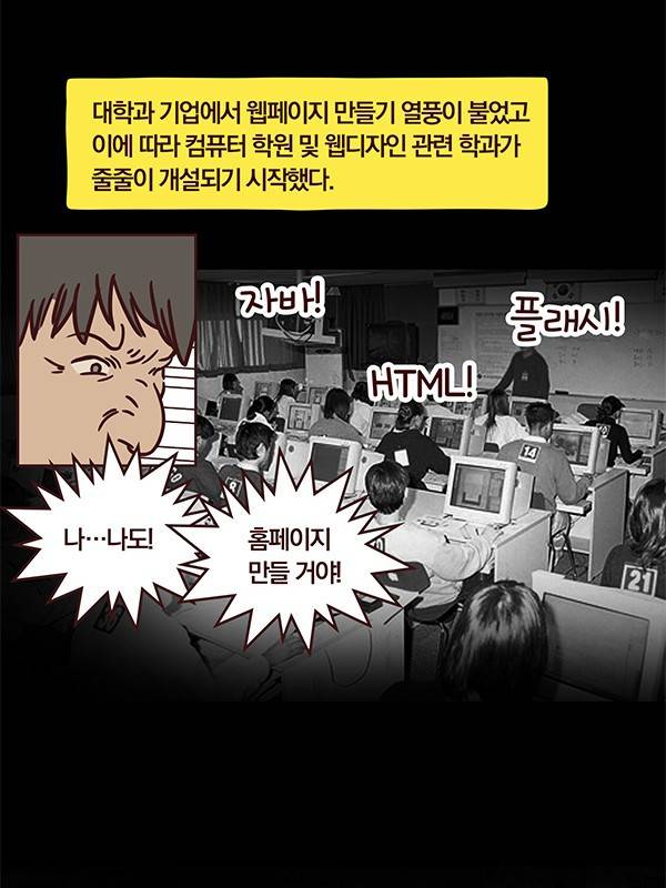 한국 IT 역사 2화: 웹 기술의 등장과 웹 코리아.Manhwa | 인스티즈