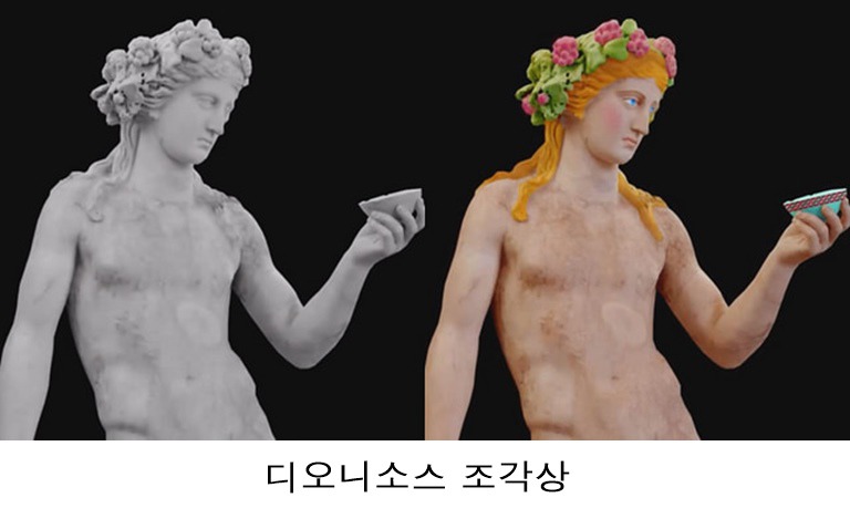 고대 그리스 로마 조각상은 원래 색이 있었다.jpg | 인스티즈