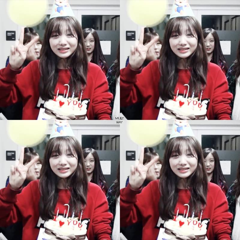 매년 생일몰카 당하고 있는 러블리즈 빵떡이.gif | 인스티즈