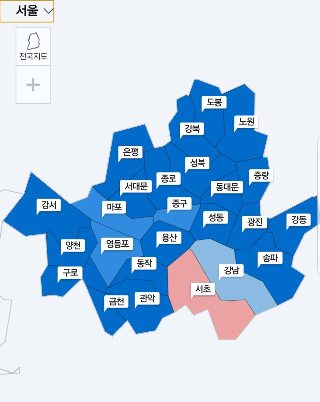 역전이 나오고 있는 서울 경기.. | 인스티즈