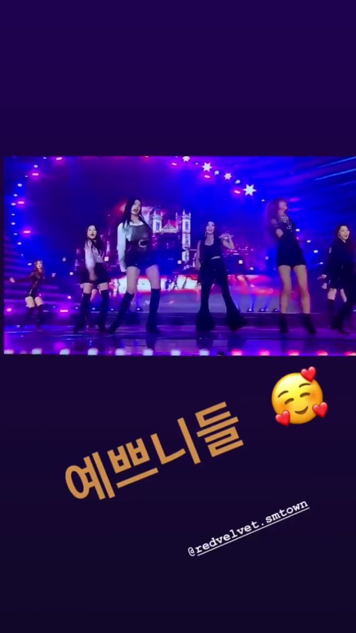 오늘 가요대전 레드벨벳 무대 시청한 윤아 그리고 슬기 대화.insta | 인스티즈