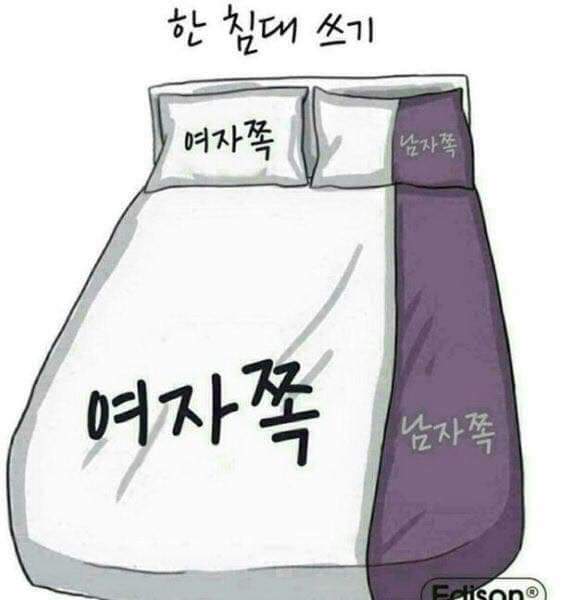 연인끼리 침대쓸때 공감 | 인스티즈