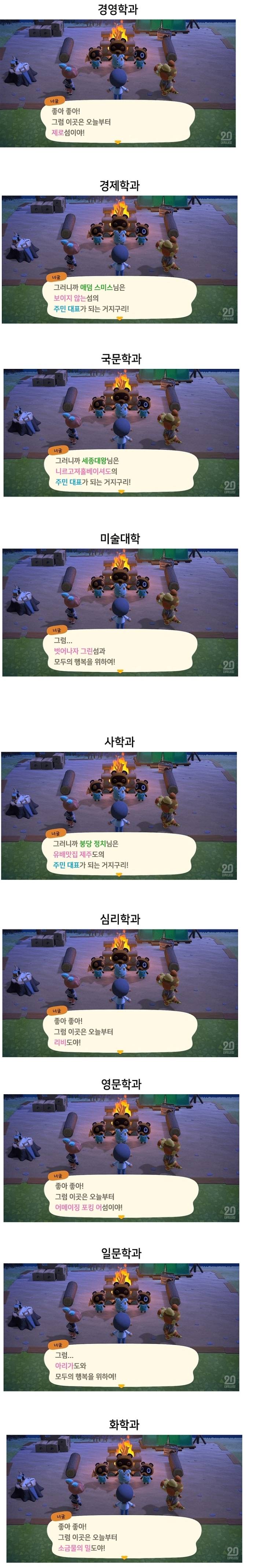 동물의숲 학과별 섬이름.jpg - 인스티즈(instiz) 인티포털 카테고리 동물의숲 학과별 섬이름.Jpg - 인스티즈(Instiz) 인티포털 카테고리
