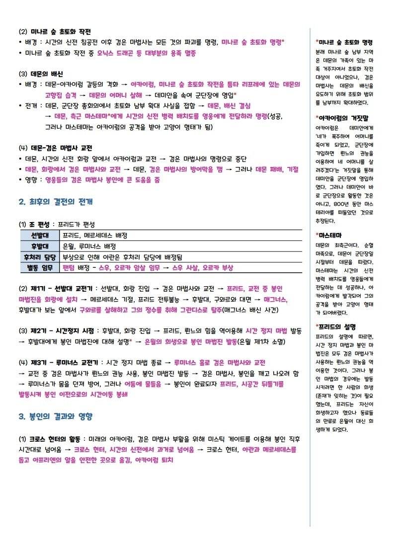 PDF로 정리한 메이플스토리의 세계관, 스토리의 모든 것 | 인스티즈