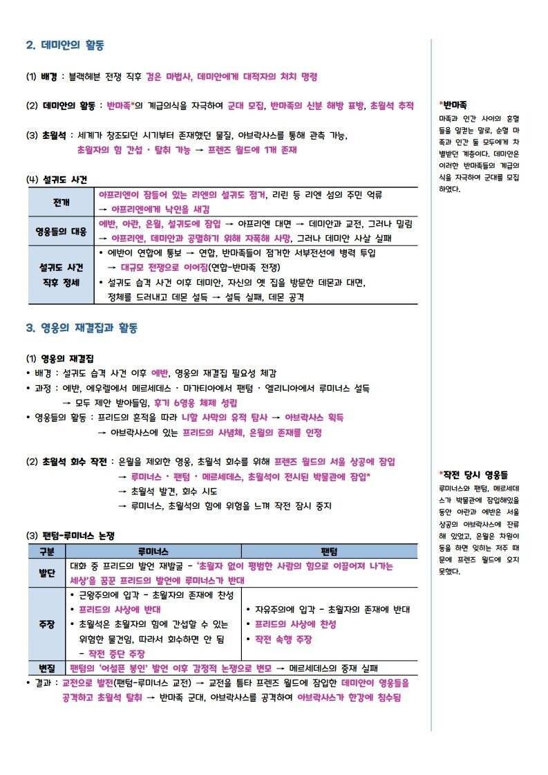 PDF로 정리한 메이플스토리의 세계관, 스토리의 모든 것 | 인스티즈