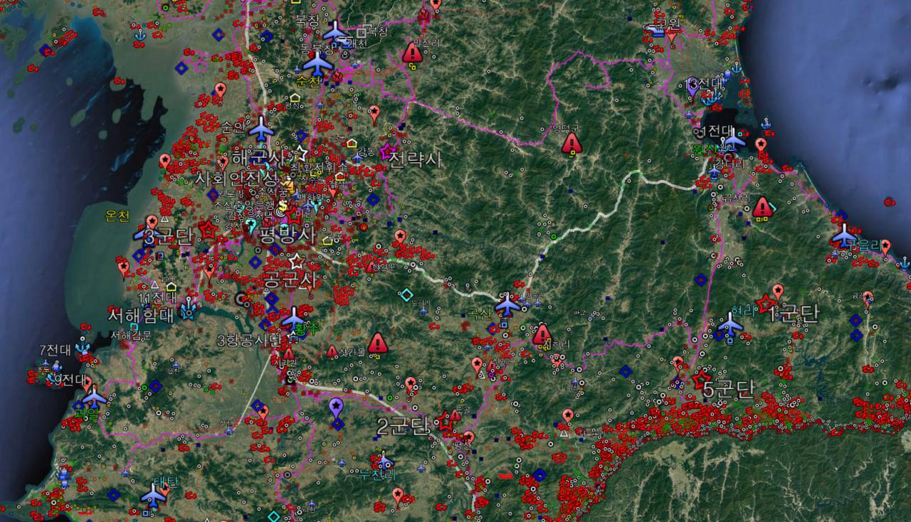 군사갤 북괴 모든 군사시설 좌표..Jpg - 인스티즈(Instiz) 인티포털 카테고리