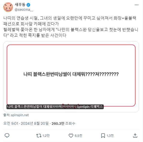 갑자기 알티 타고 있다는 나띠 블랙스완번따남 썰...jpg | 인스티즈