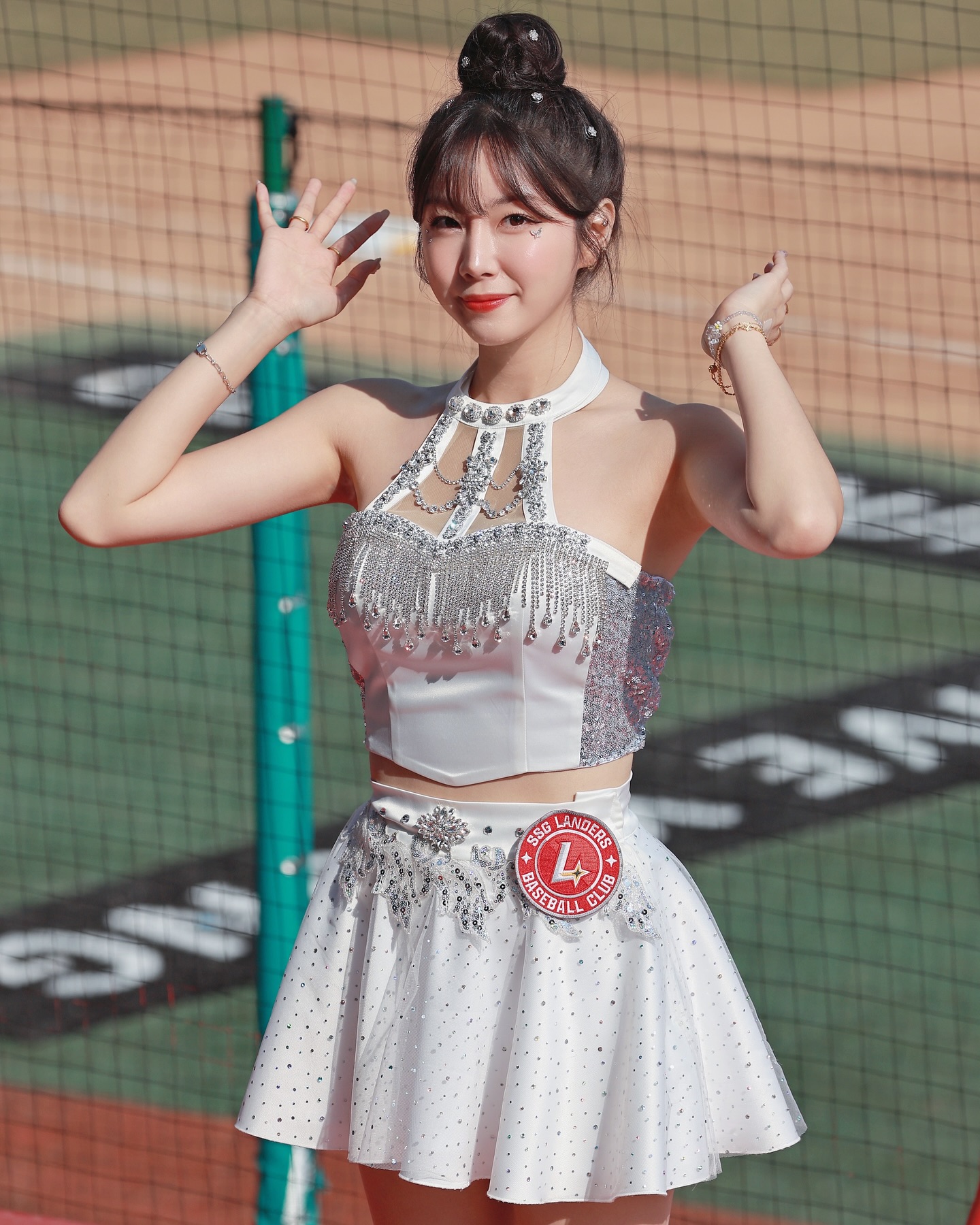 어깨가 매력적인 SSG 안지현 치어리더 | 인스티즈