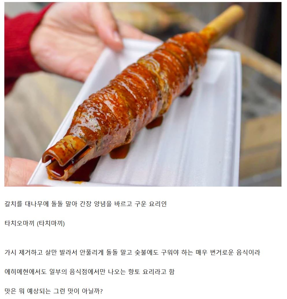 특이한 일본식 갈치 요리 | 인스티즈