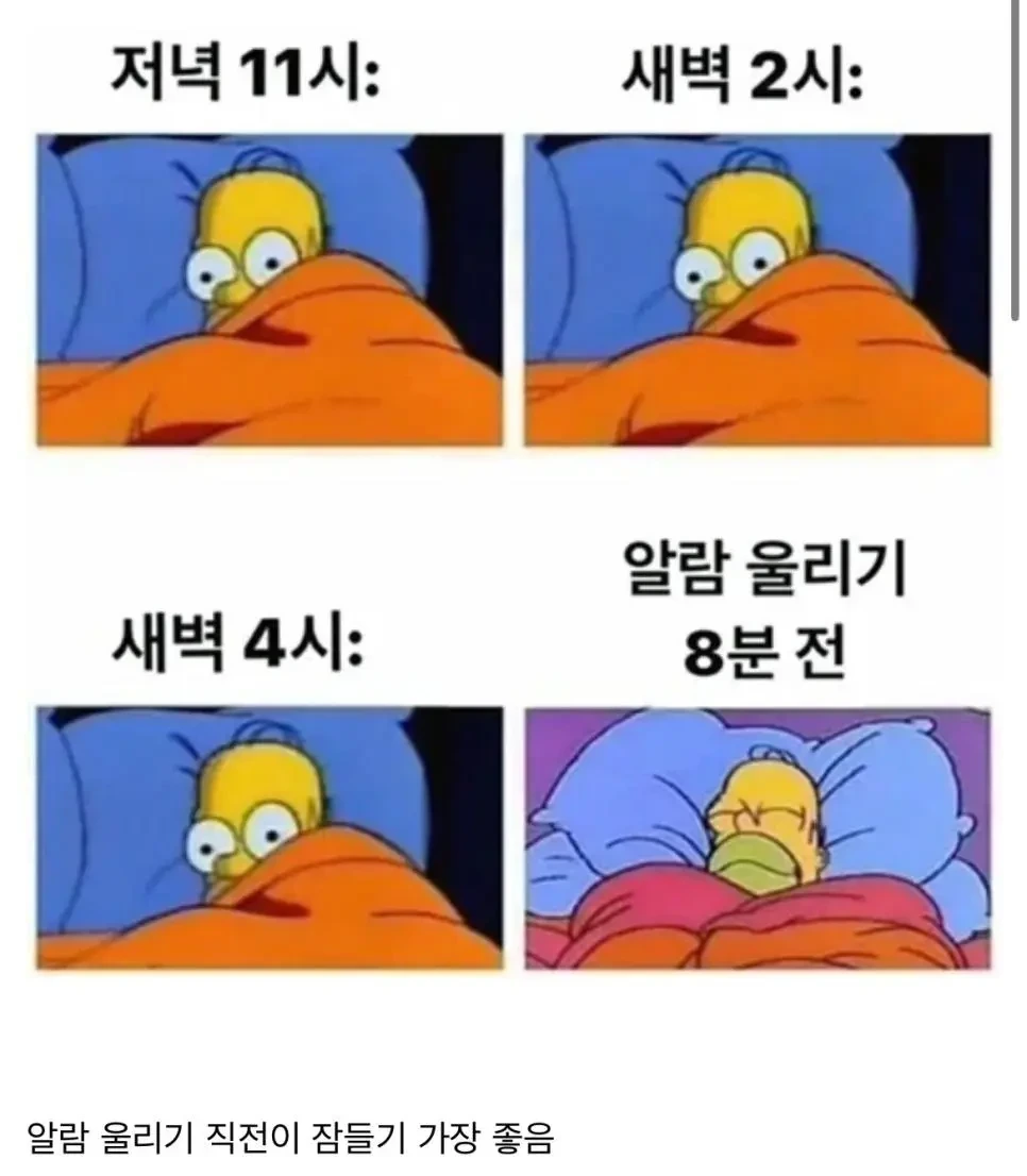  바로 잠 들 수 있는 최적의 타이밍