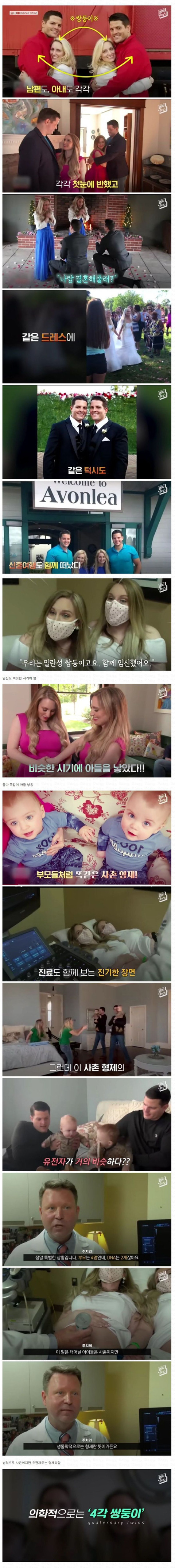 쌍둥이끼리 결혼한 케이스 .jpg | 인스티즈