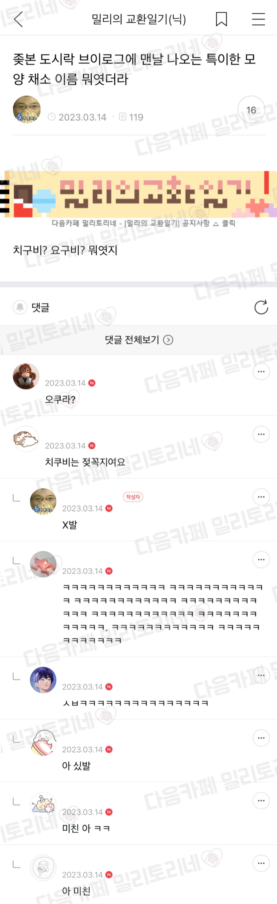 ㅈ본 도시락 브이로그에 맨날 나오는 특이한 모양 채소 이름 뭐엿더라 | 인스티즈
