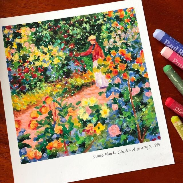 오일 파스텔로 그린 그림 🎨🖍️ | 인스티즈