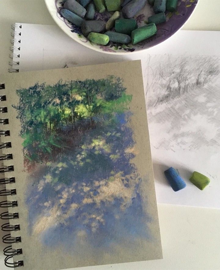 오일 파스텔로 그린 그림 🎨🖍️ | 인스티즈