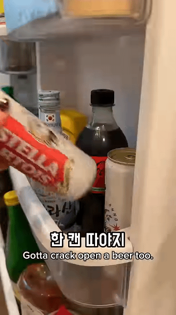  천재적인 유투버의 캔맥주 먹는법