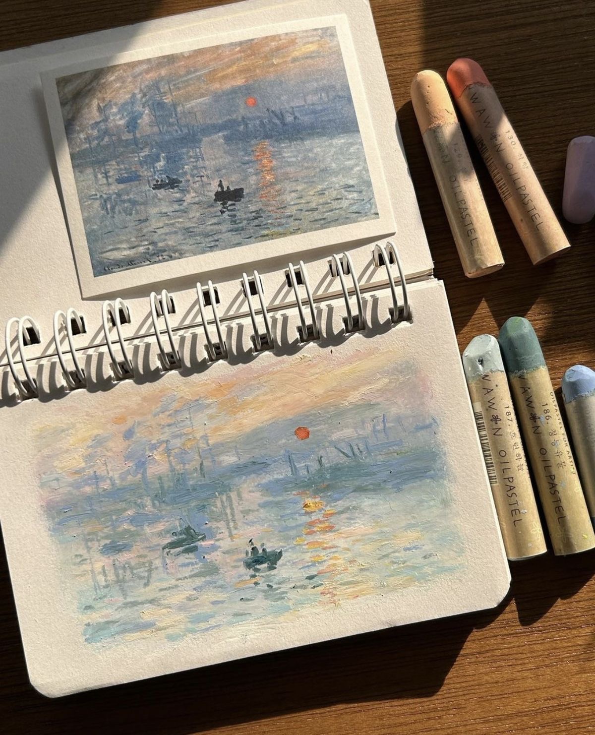 오일 파스텔로 그린 그림 🎨🖍️ | 인스티즈