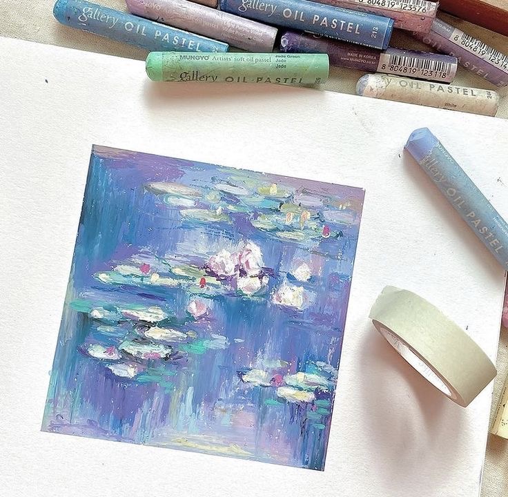 오일 파스텔로 그린 그림 🎨🖍️ | 인스티즈
