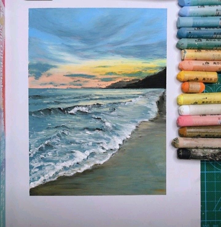 오일 파스텔로 그린 그림 🎨🖍️ | 인스티즈